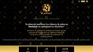 Page d’accueil du site bj21rules.com, conçu par Productions IDEO